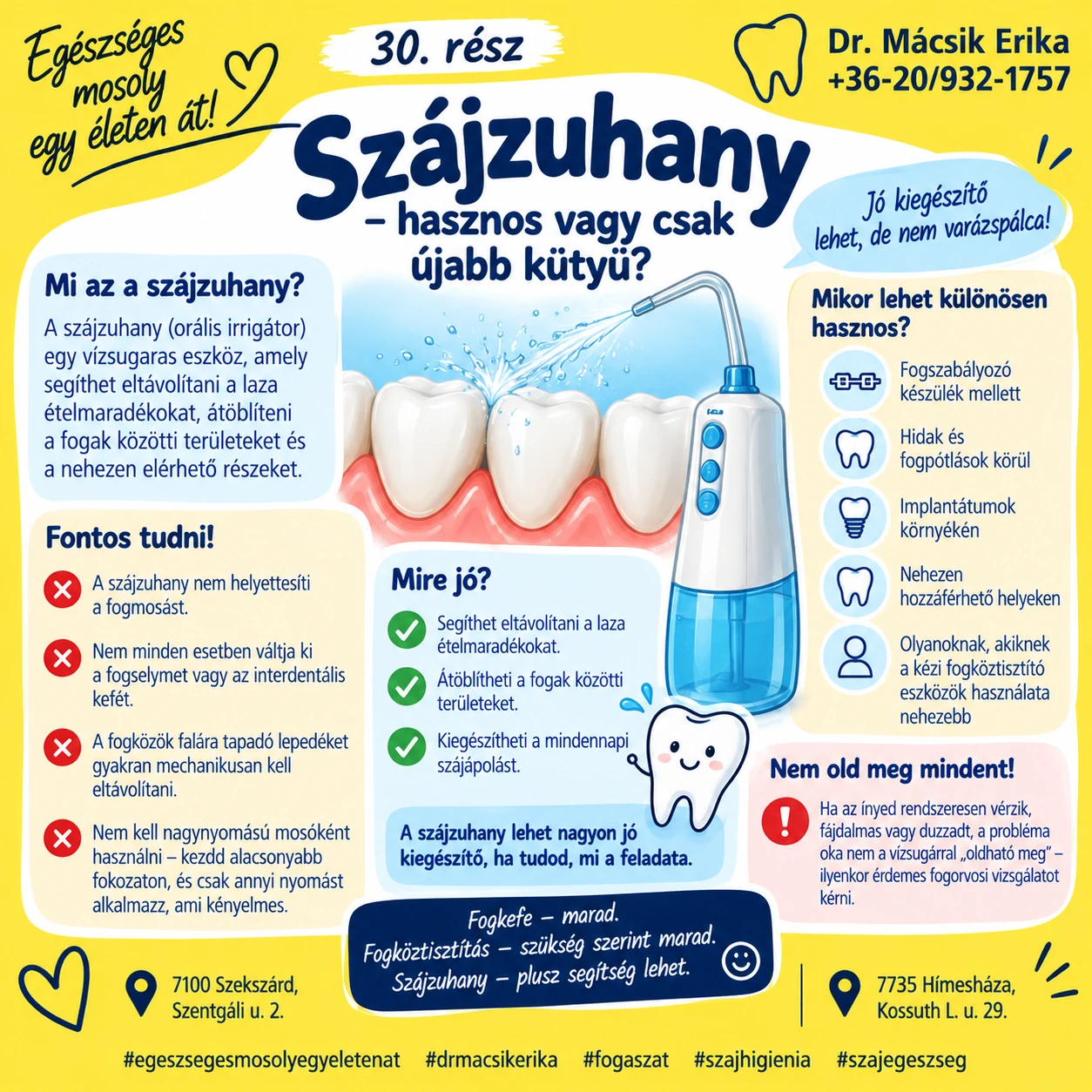 Egészséges mosoly egy életen át – 30. rész