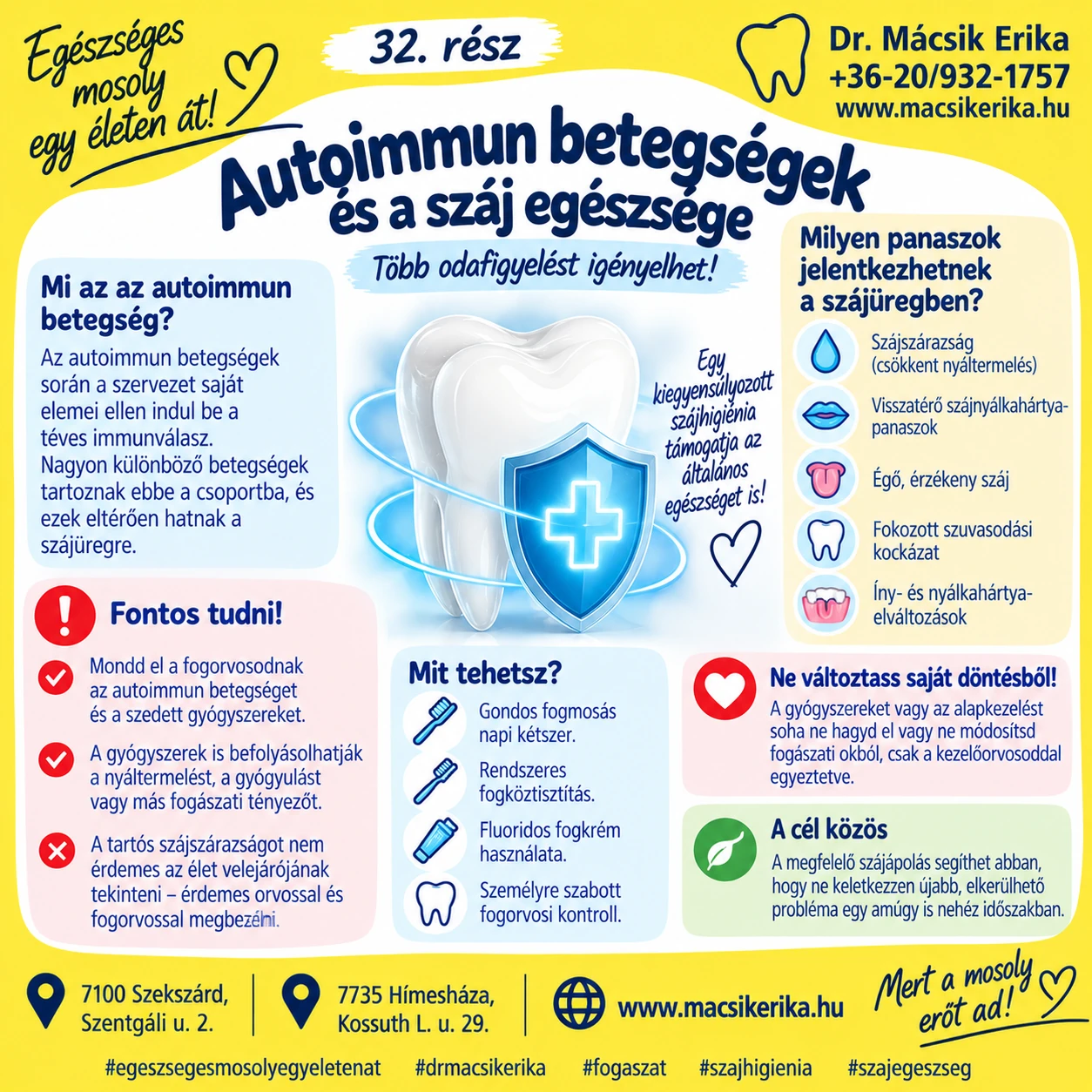 Egészséges mosoly egy életen át – 32. rész