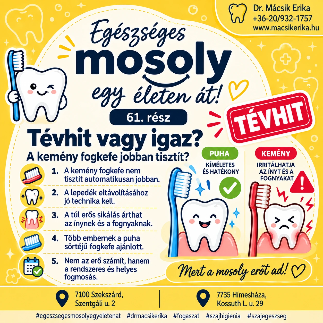 Egészséges mosoly egy életen át – 61. rész